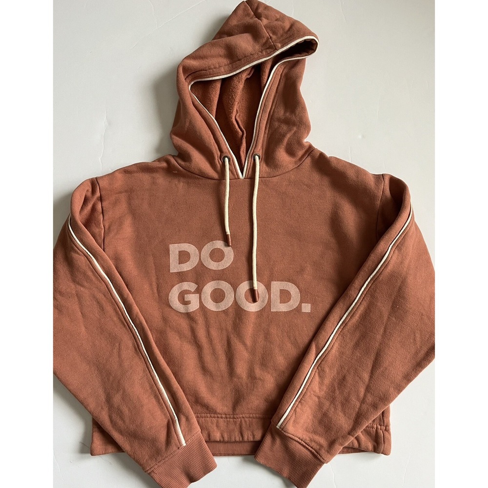 Do Good Organic Cotton & Recycled Polyester Crop Hoodie Cotopaxi Small